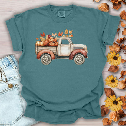 Autumn Vintage Farm Truck T-Shirt