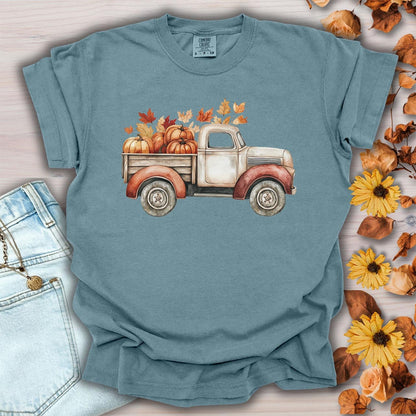 Autumn Vintage Farm Truck T-Shirt