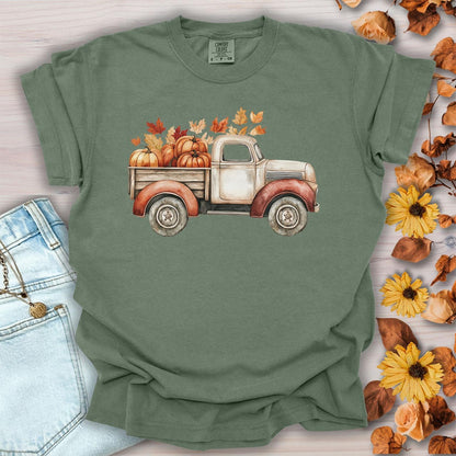 Autumn Vintage Farm Truck T-Shirt