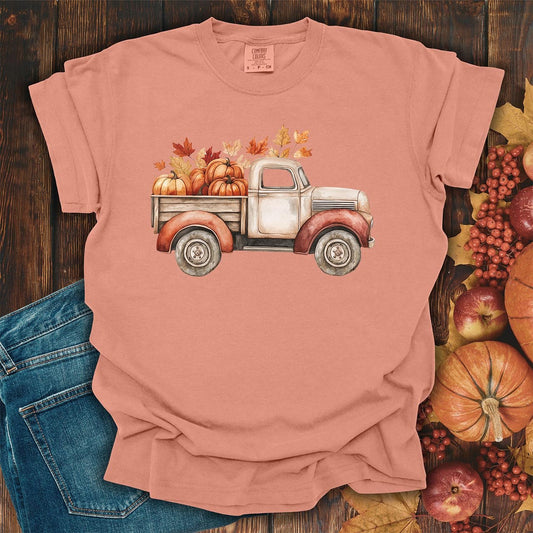 Autumn Vintage Farm Truck T-Shirt