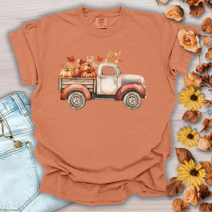 Autumn Vintage Farm Truck T-Shirt