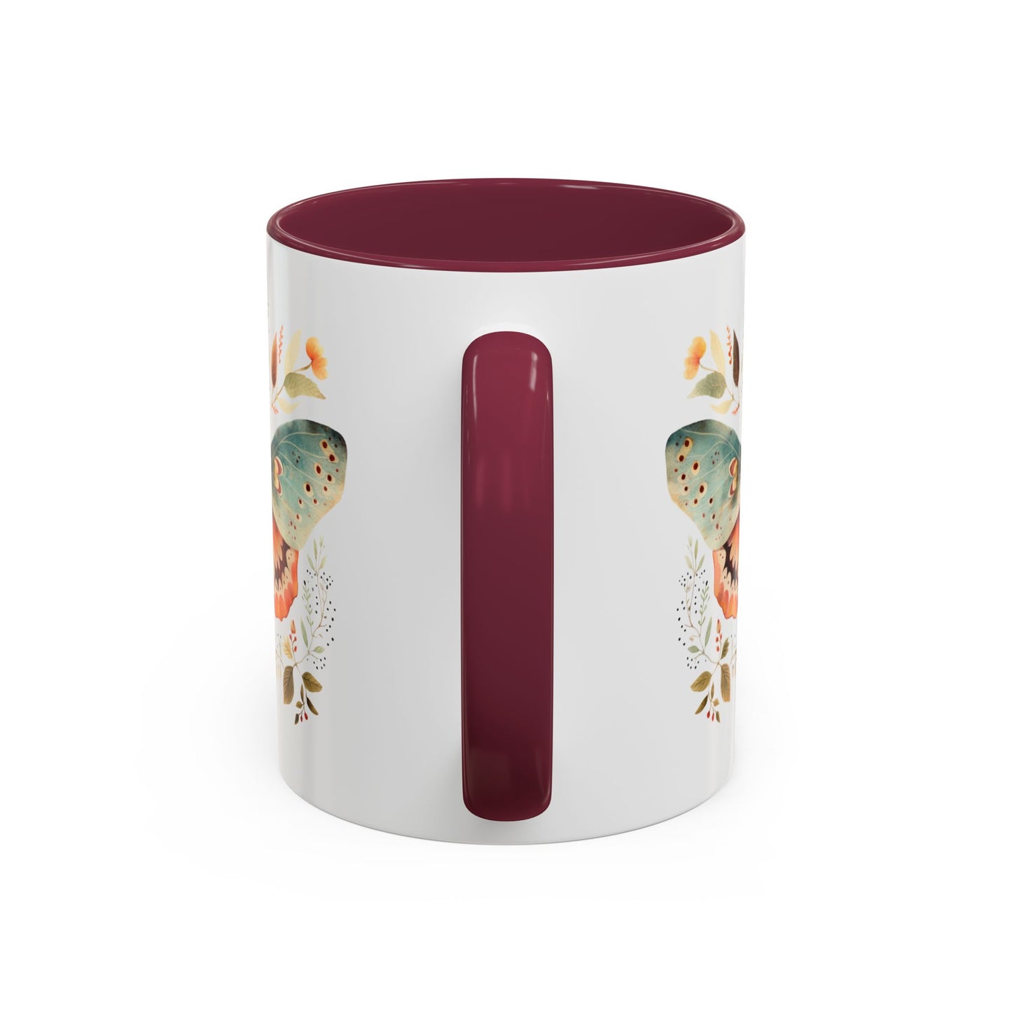 Autumn Vintage Floral Moth Mug (11/15oz)
