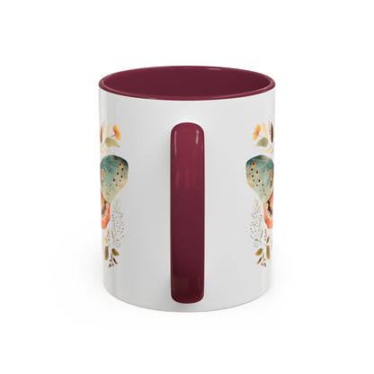 Autumn Vintage Floral Moth Mug (11/15oz)