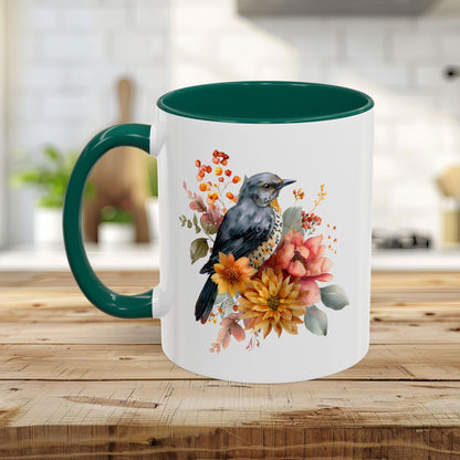 Autumn Vintage Meadow Bluebird Mug (11/15oz)