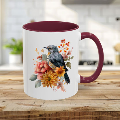 Autumn Vintage Meadow Bluebird Mug (11/15oz)