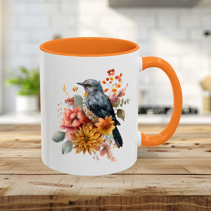 Autumn Vintage Meadow Bluebird Mug (11/15oz)