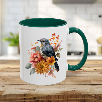 Autumn Vintage Meadow Bluebird Mug (11/15oz)