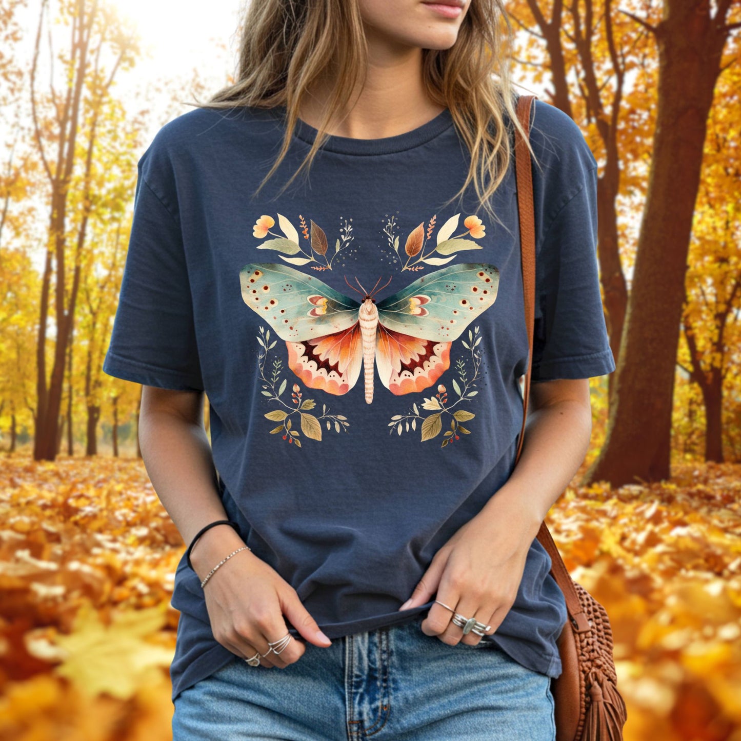 Autumn Vintage Moth T-Shirt