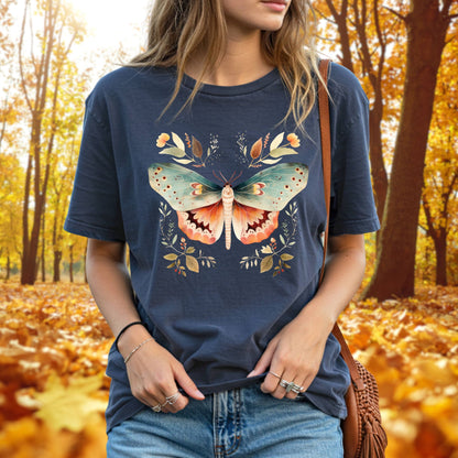 Autumn Vintage Moth T-Shirt