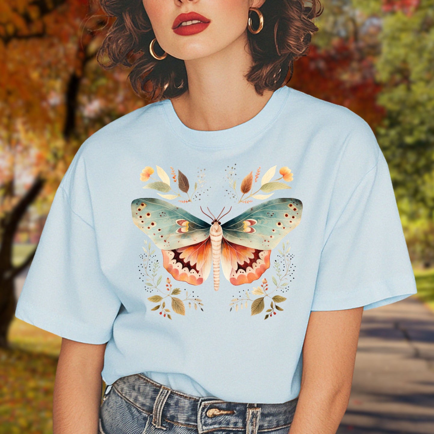 Autumn Vintage Moth T-Shirt