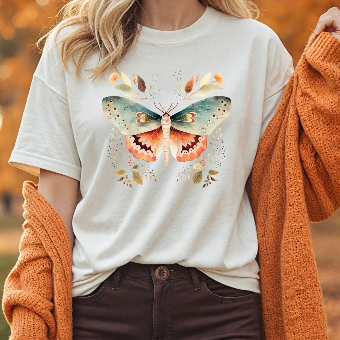 Autumn Vintage Moth T-Shirt