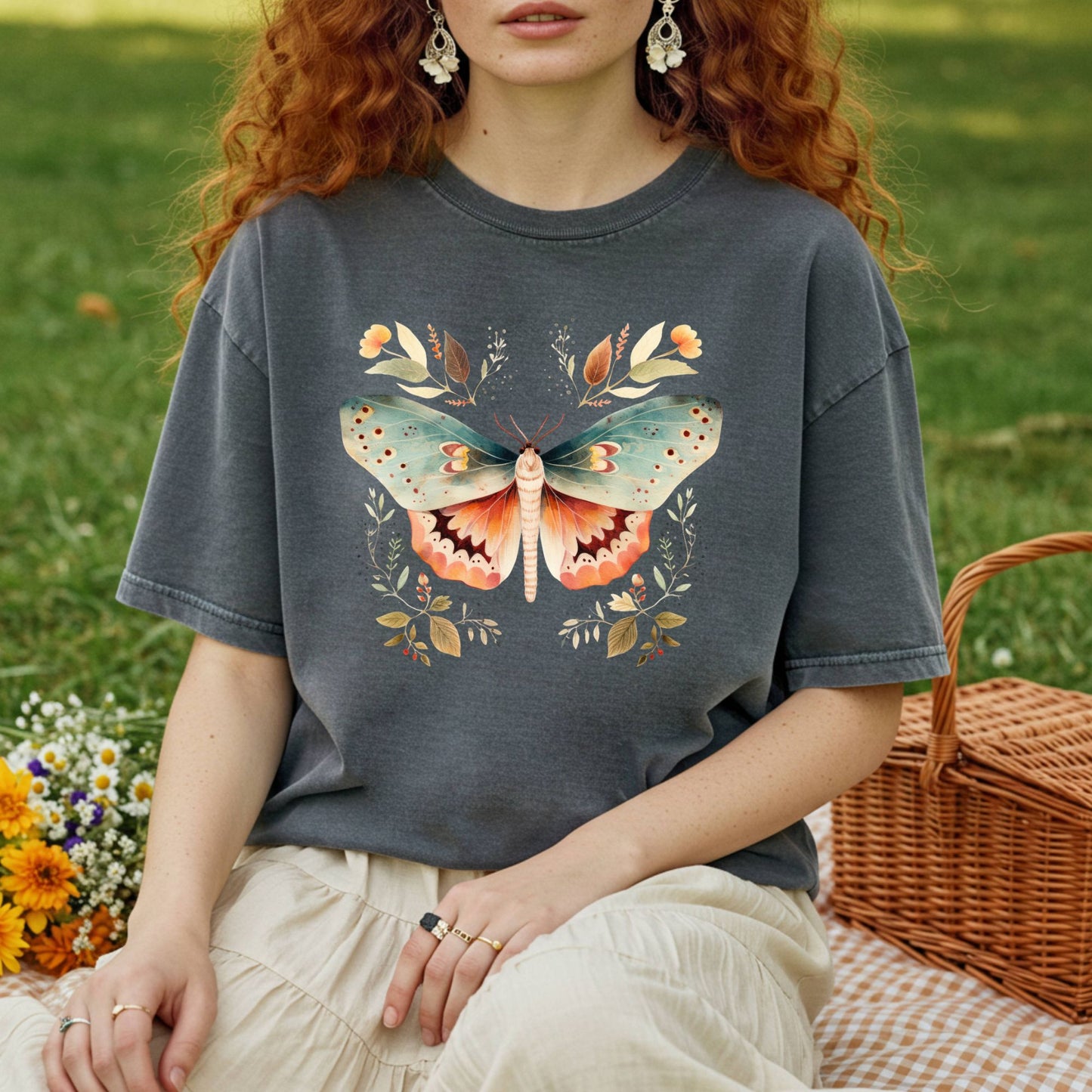 Autumn Vintage Moth T-Shirt
