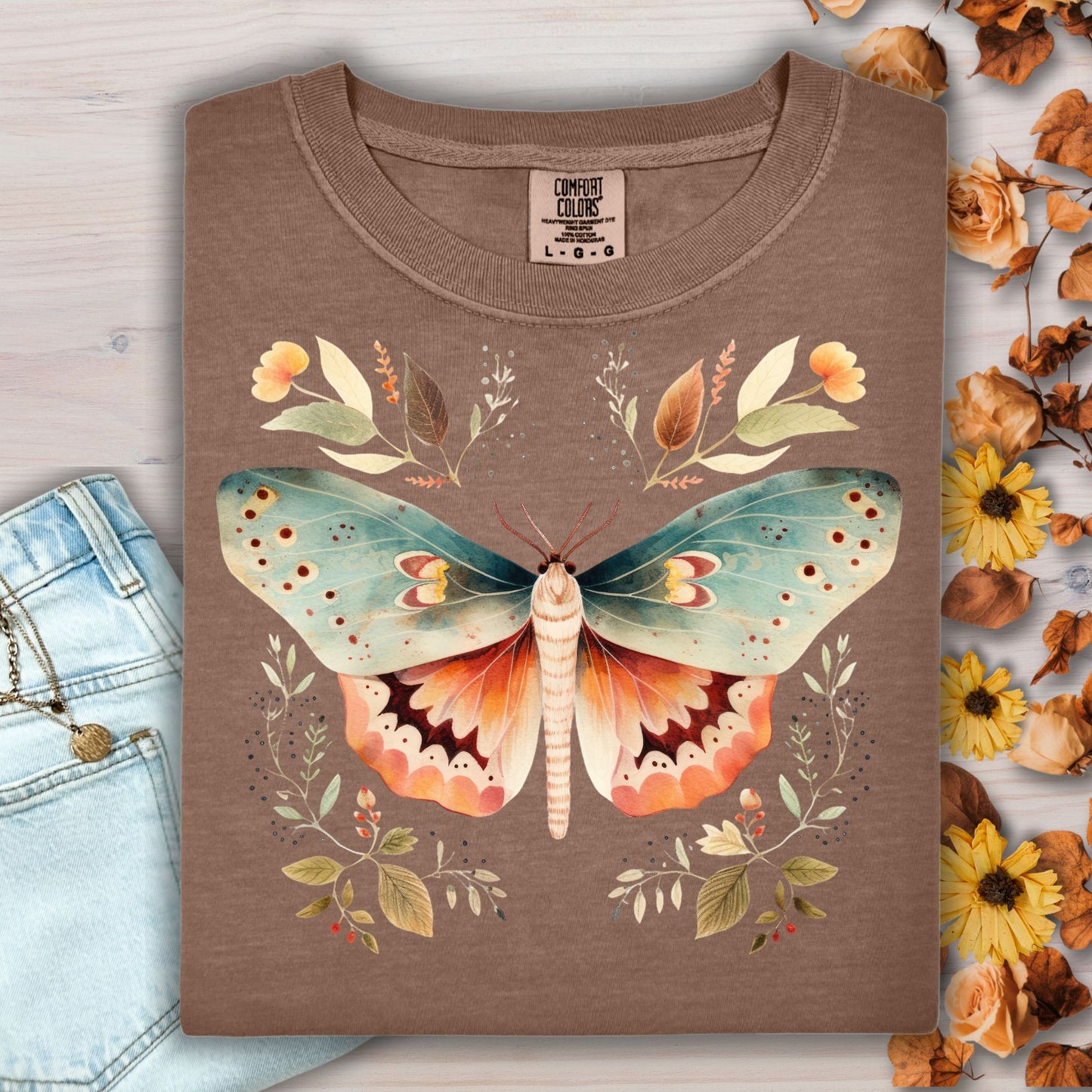 Autumn Vintage Moth T-Shirt