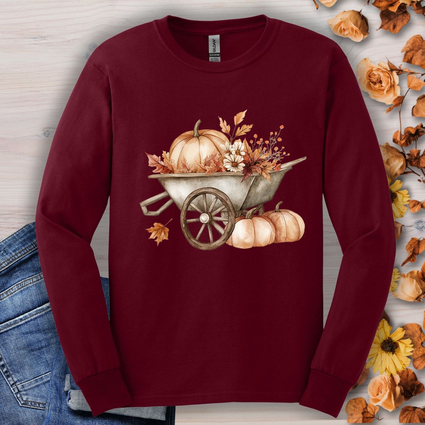 Autumn Wagon Long Sleeve T-Shirt