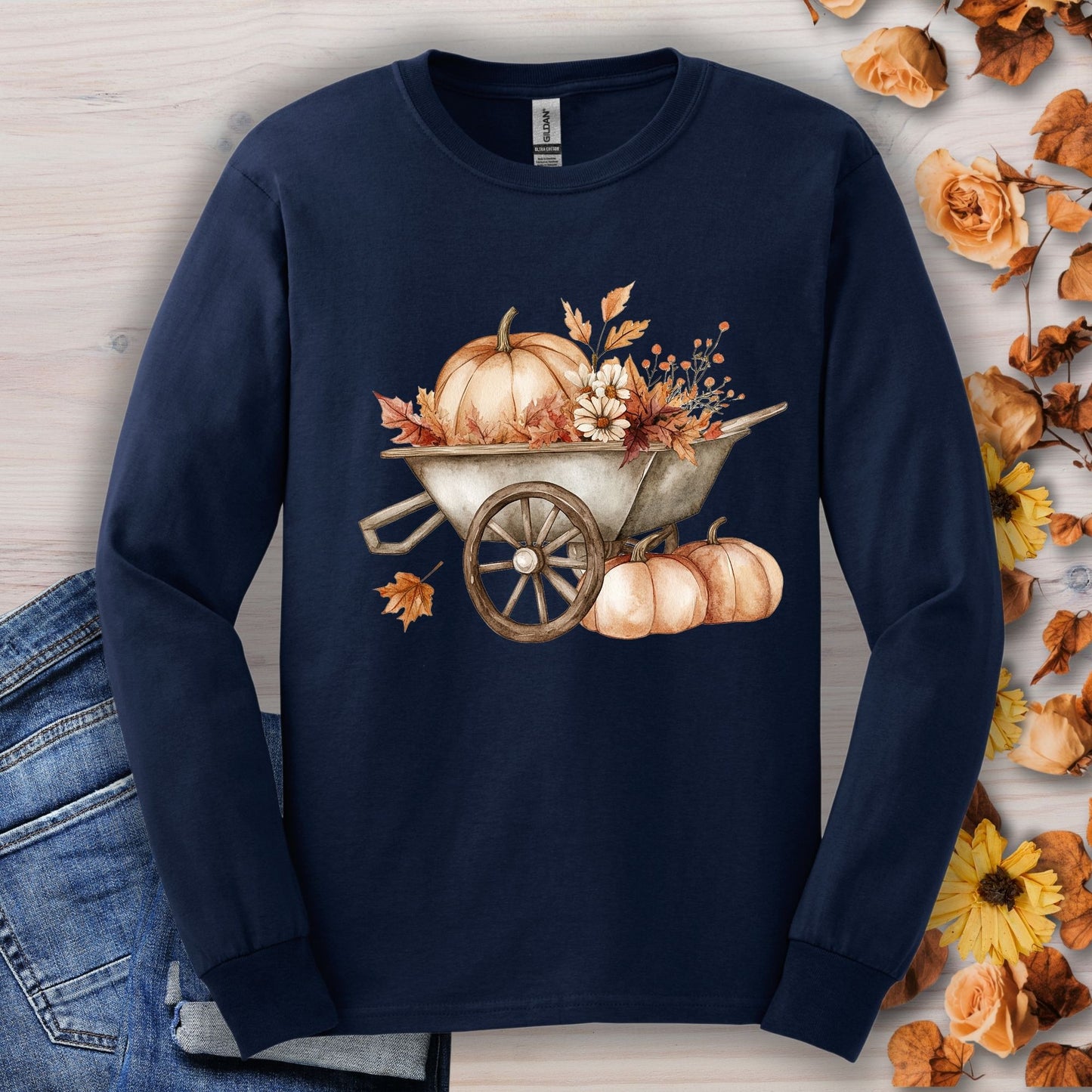 Autumn Wagon Long Sleeve T-Shirt