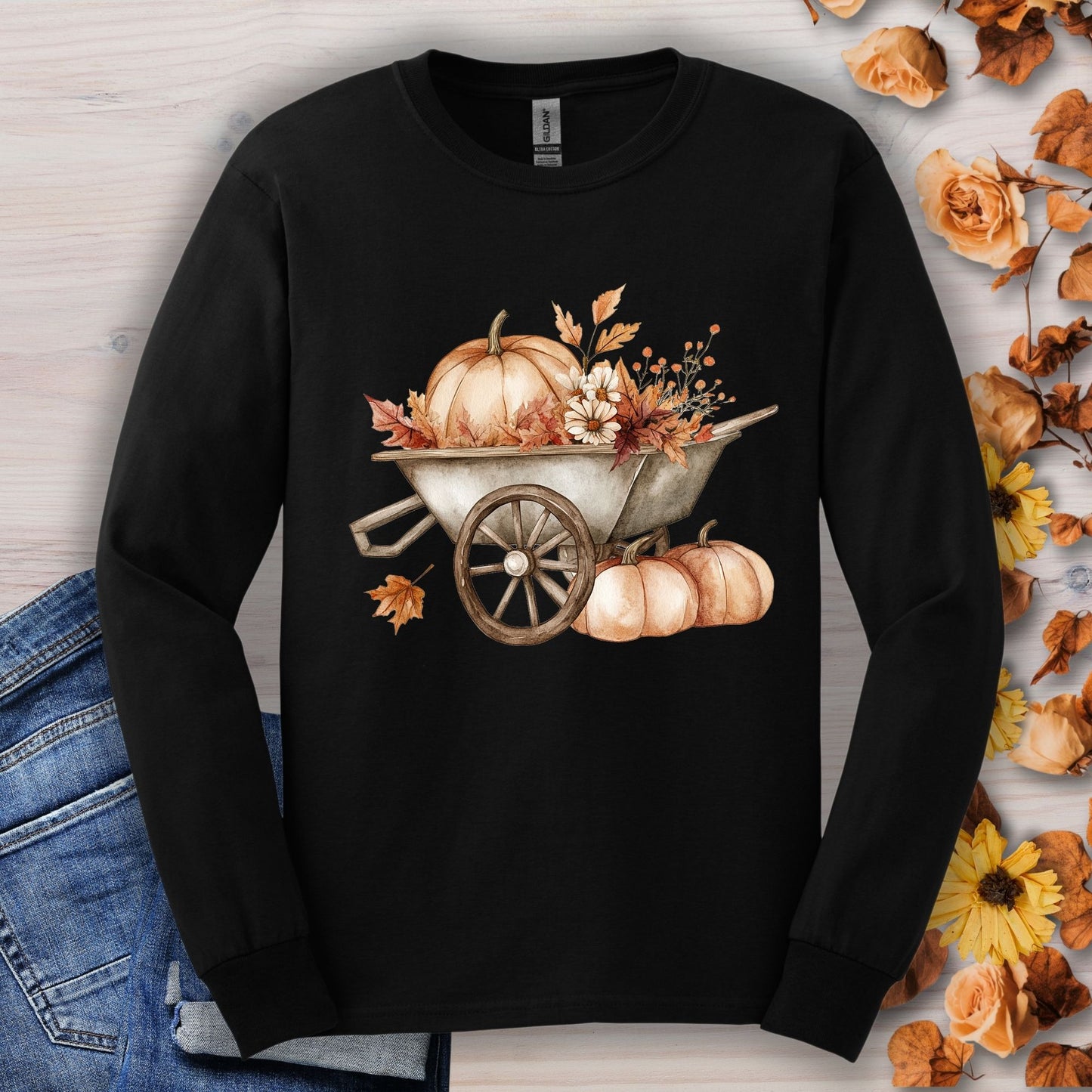 Autumn Wagon Long Sleeve T-Shirt