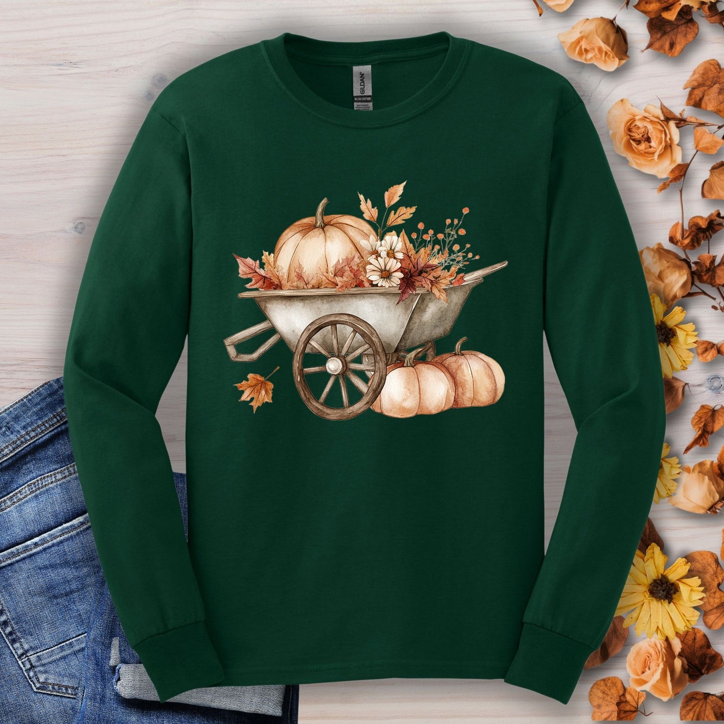 Autumn Wagon Long Sleeve T-Shirt