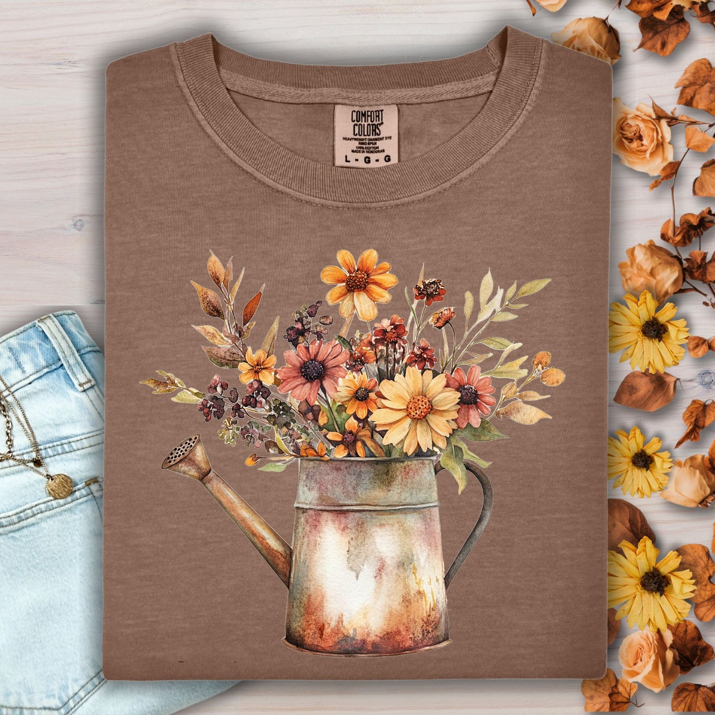 Autumn Watering Can T-Shirt