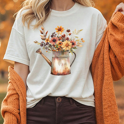 Autumn Watering Can T-Shirt