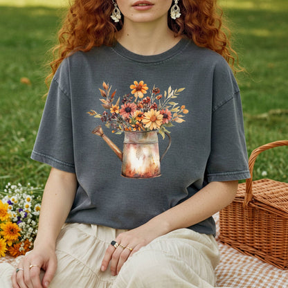Autumn Watering Can T-Shirt