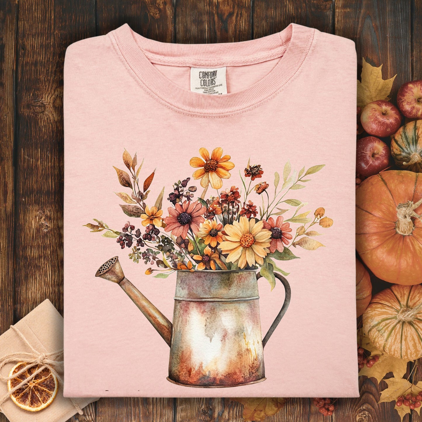 Autumn Watering Can T-Shirt