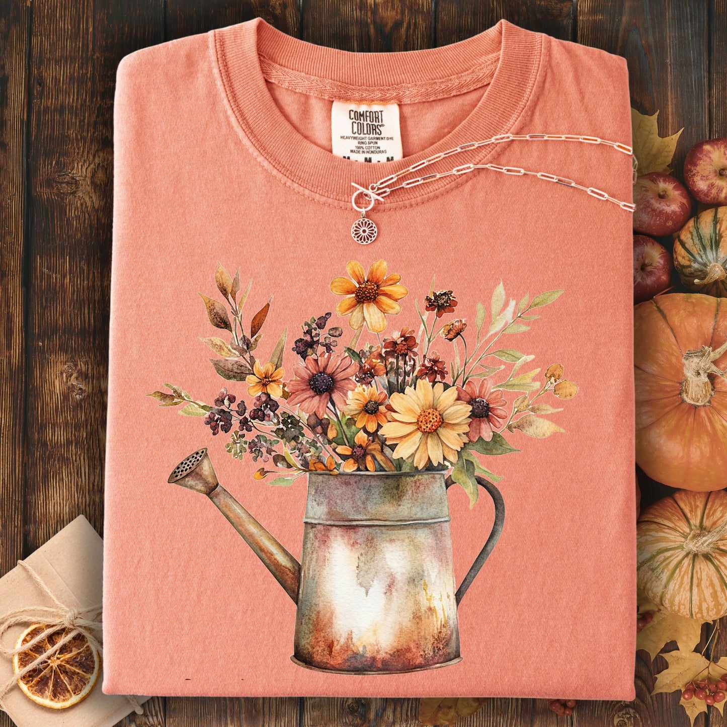 Autumn Watering Can T-Shirt