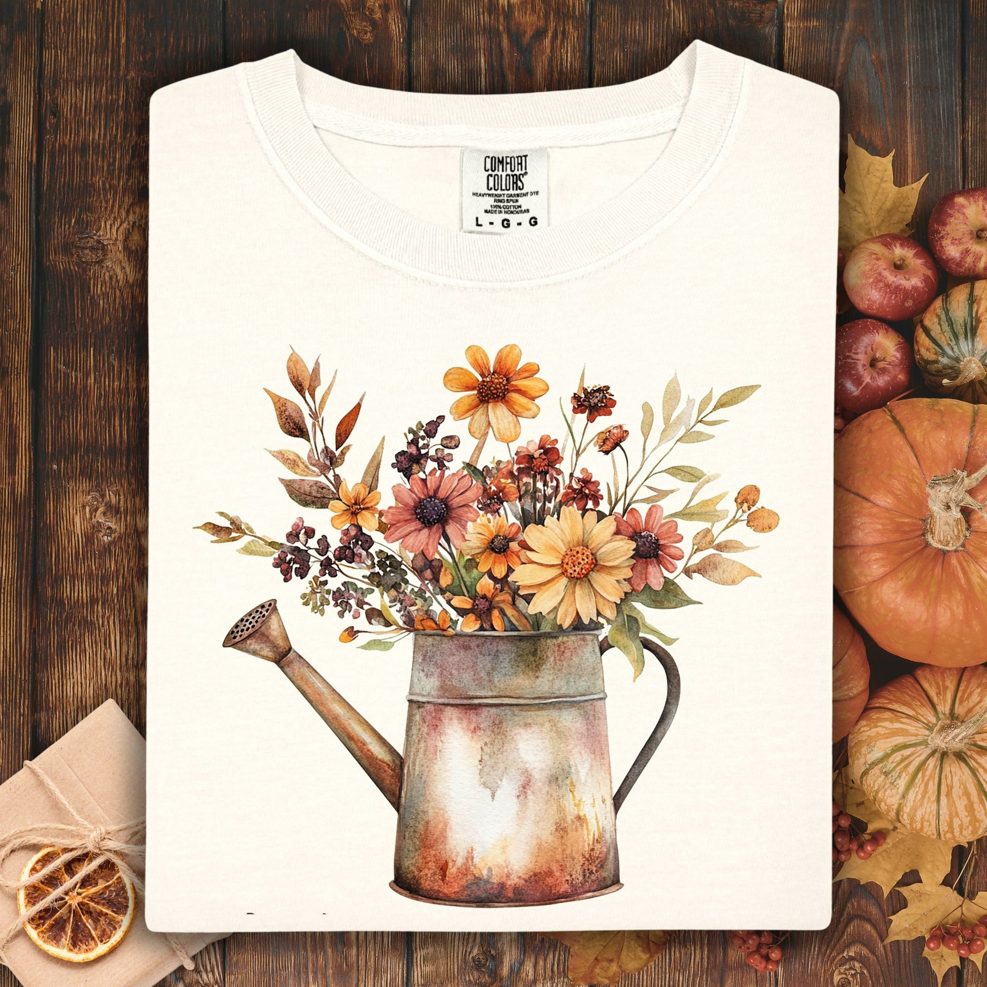Autumn Watering Can T-Shirt