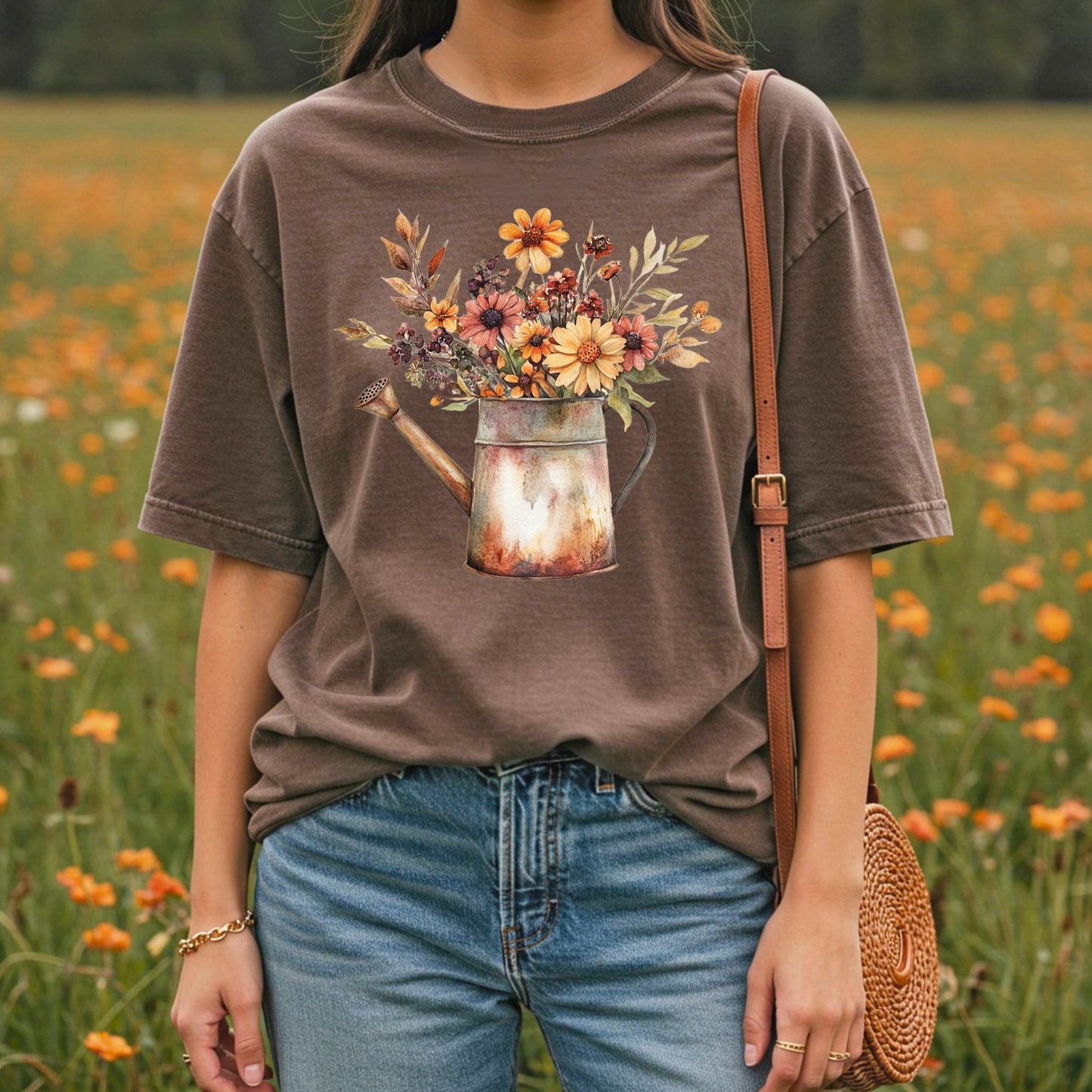 Autumn Watering Can T-Shirt