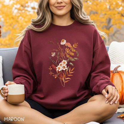 Autumn Wildflower Bouquet Sweatshirt