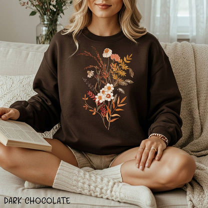 Autumn Wildflower Bouquet Sweatshirt