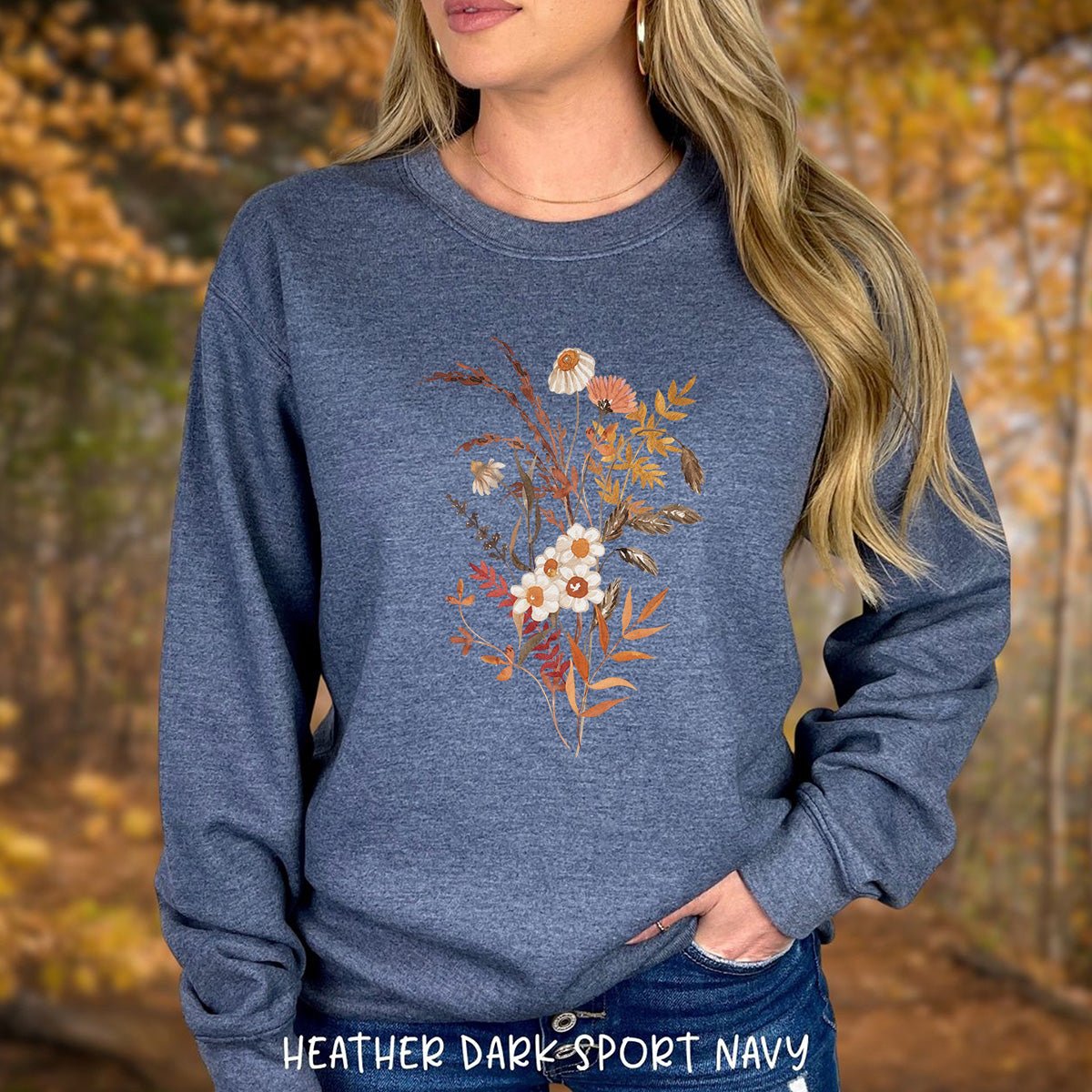Autumn Wildflower Bouquet Sweatshirt
