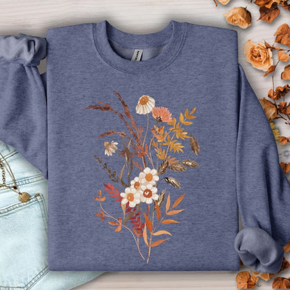 Autumn Wildflower Bouquet Sweatshirt