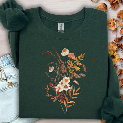 Autumn Wildflower Bouquet Sweatshirt