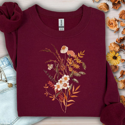 Autumn Wildflower Bouquet Sweatshirt