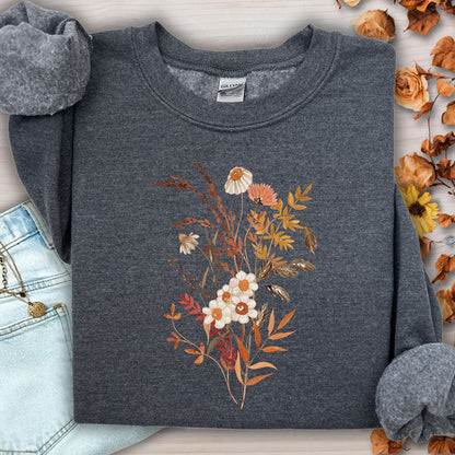 Autumn Wildflower Bouquet Sweatshirt