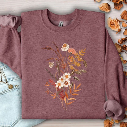Autumn Wildflower Bouquet Sweatshirt