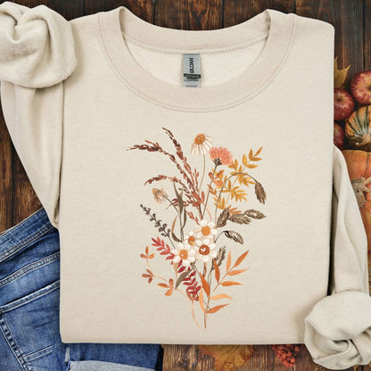 Autumn Wildflower Bouquet Sweatshirt