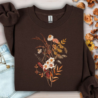Autumn Wildflower Bouquet Sweatshirt