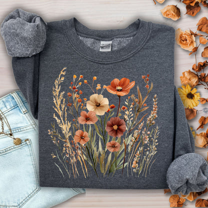 Autumn Wildflowers Sweatshirt