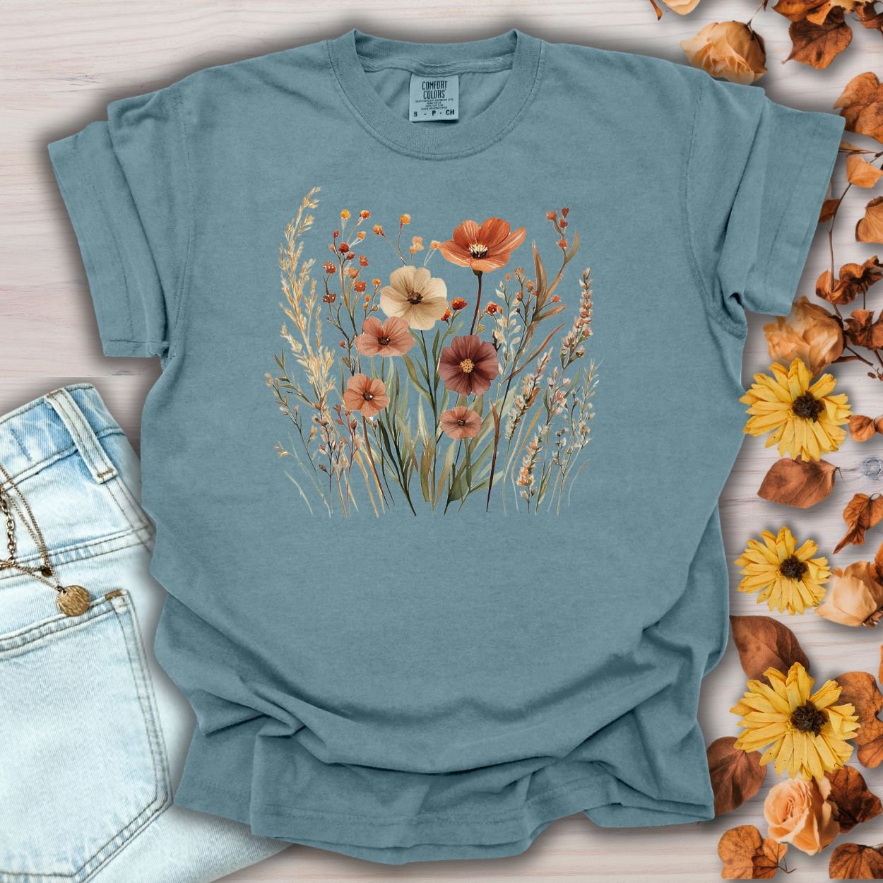 Autumn Wildflowers T-Shirt