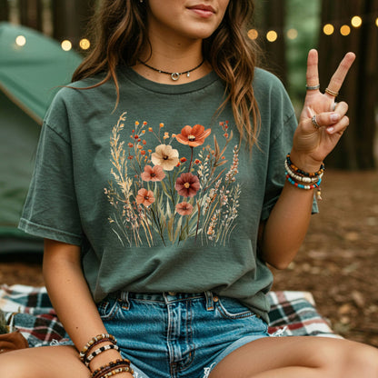 Autumn Wildflowers T-Shirt