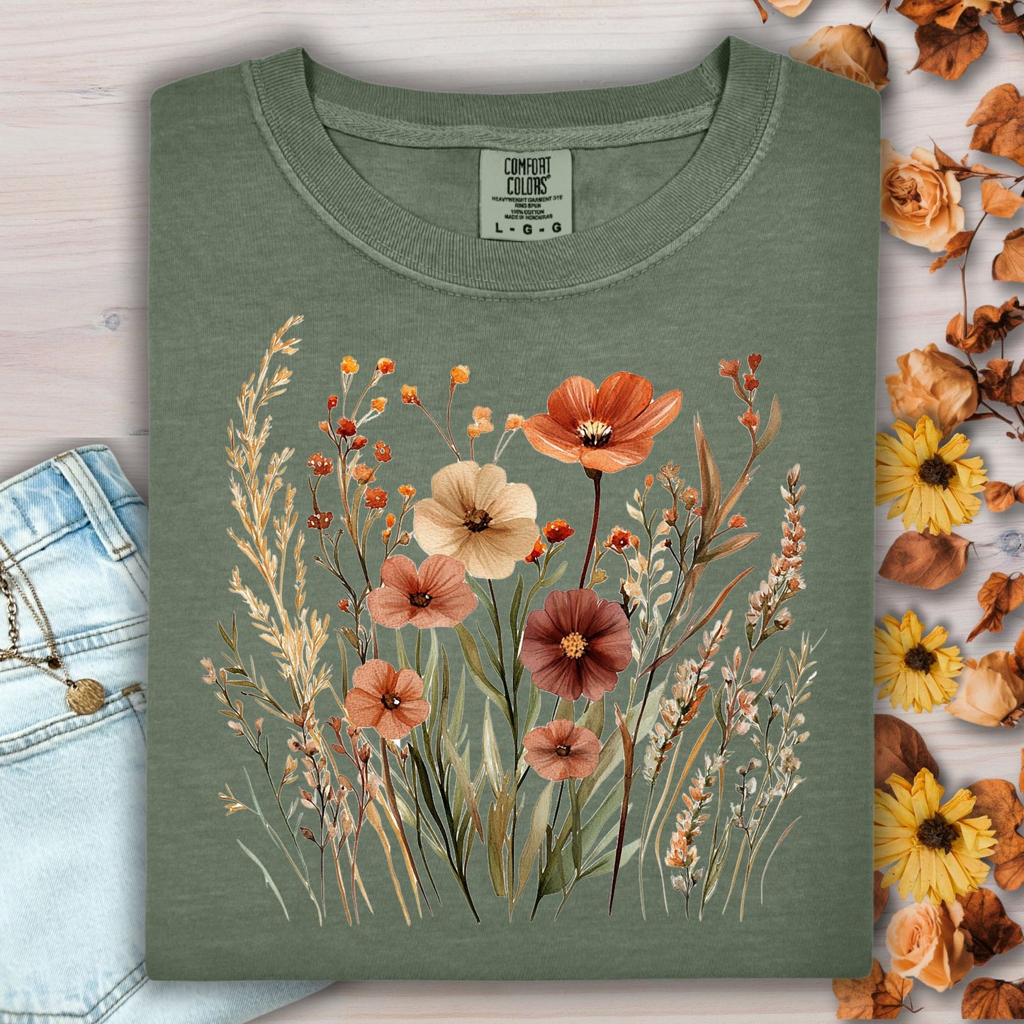 Autumn Wildflowers T-Shirt