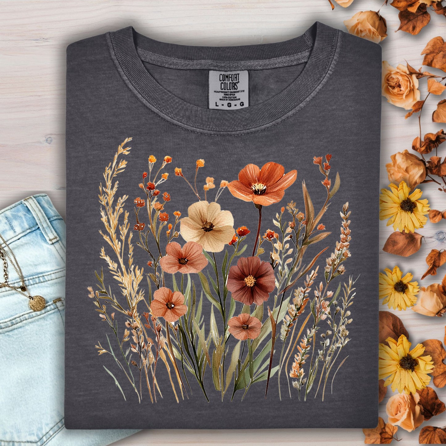 Autumn Wildflowers T-Shirt