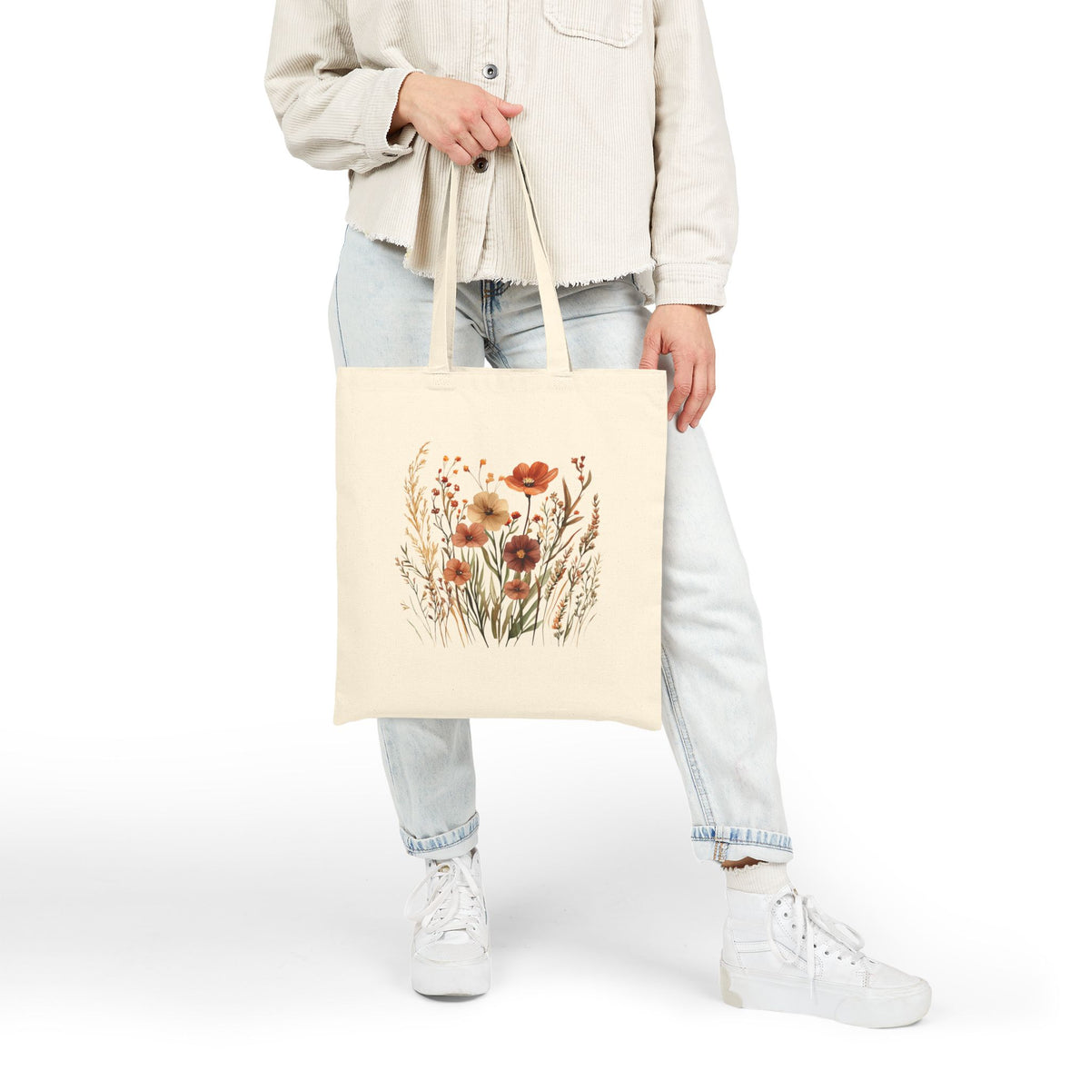Autumn Wildflowers Tote Bag