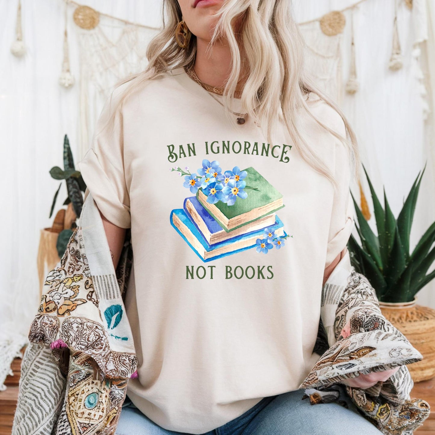 Ban Ignorance, Not Books T-Shirt