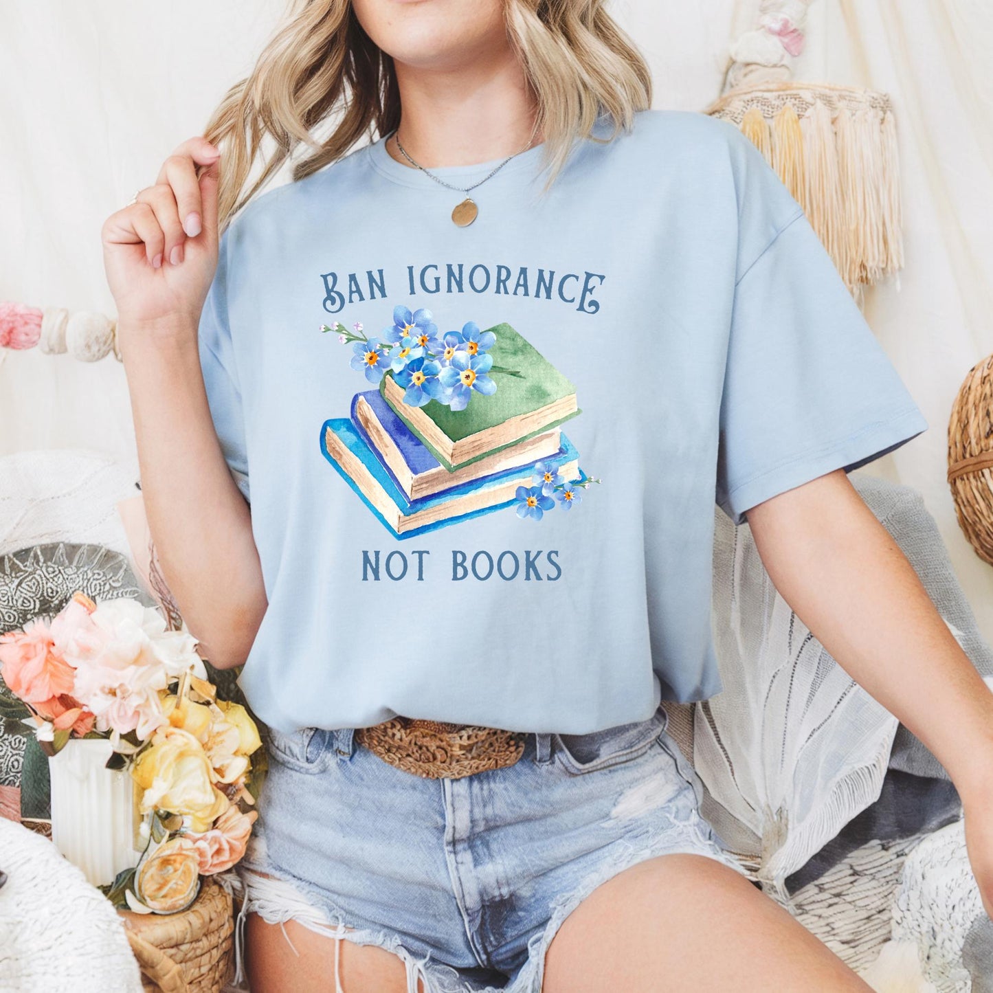 Ban Ignorance, Not Books T-Shirt