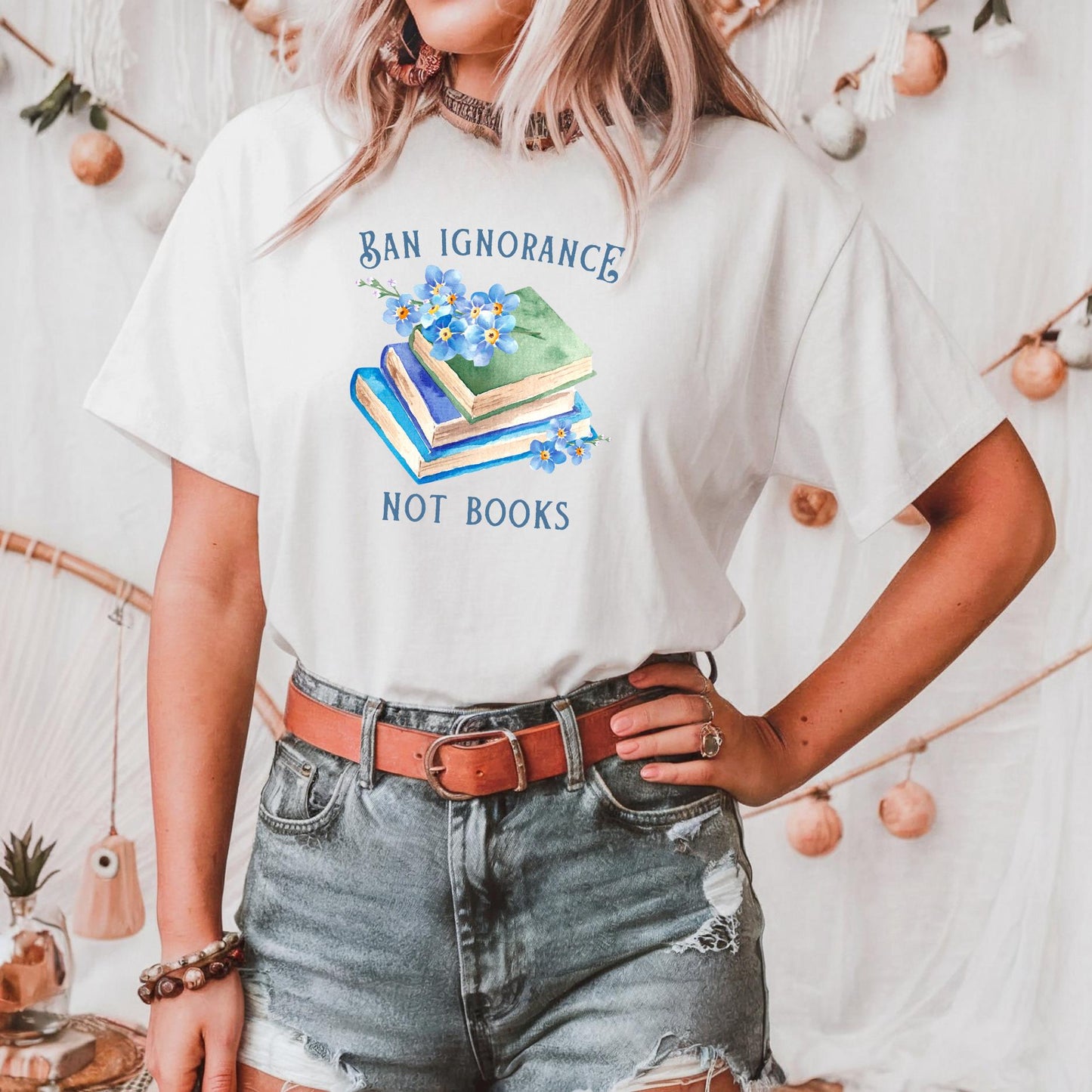 Ban Ignorance, Not Books T-Shirt