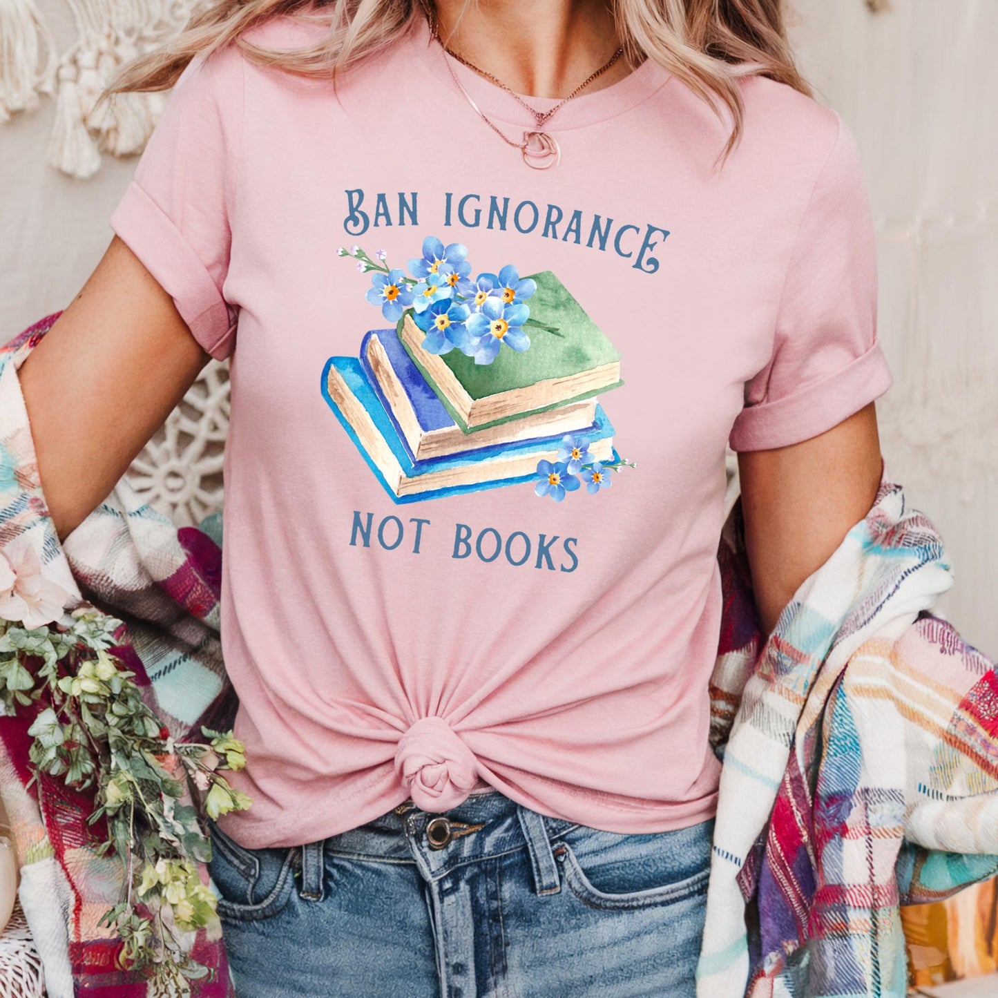 Ban Ignorance, Not Books T-Shirt