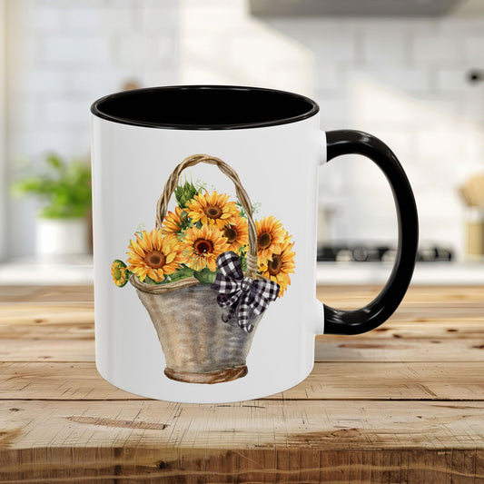 Basket of Sunflowers Mug (11/15oz)