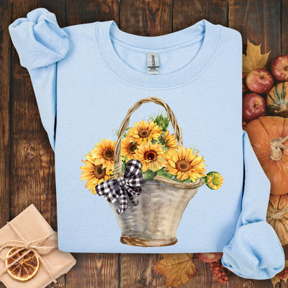 Basket of Sunflowers Sweatshirt
